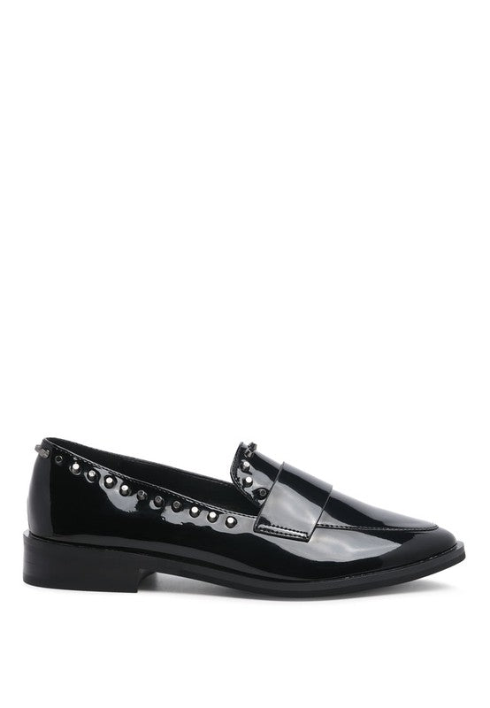 EMILIA Shine Forever Stud Penny Loafers