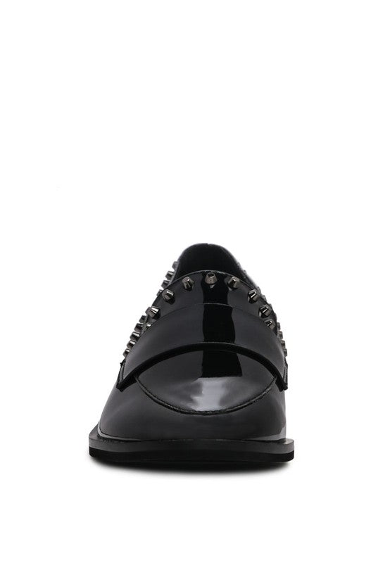 EMILIA Shine Forever Stud Penny Loafers