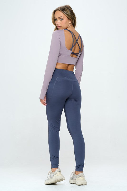 Two-Tone Activewear Set