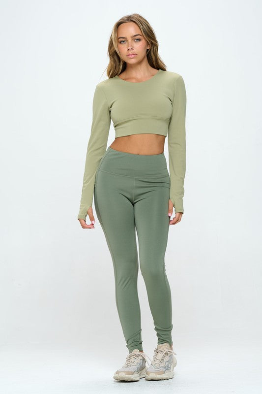 Two-Tone Activewear Set