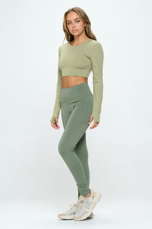 Two-Tone Activewear Set