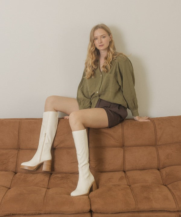 JUNIPER Platform Knee-High Boots