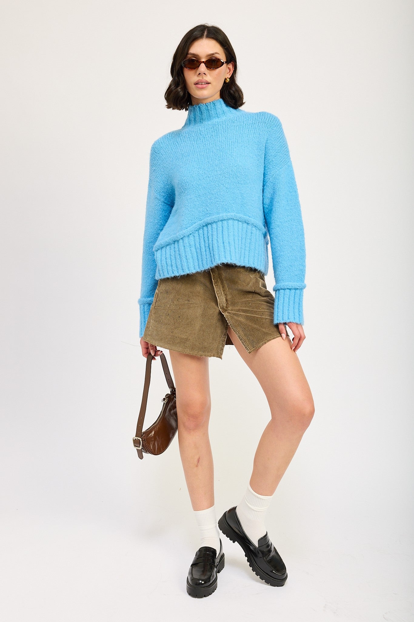 Turtleneck Boxy Sweater