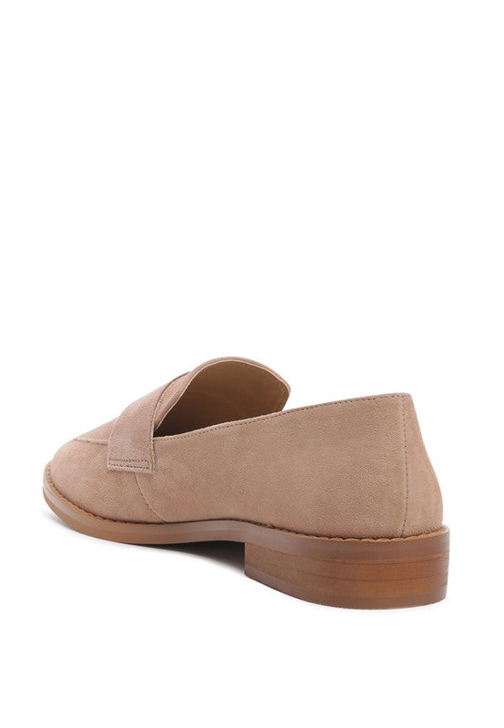 ZOFIA Genuine Suede Penny Loafers