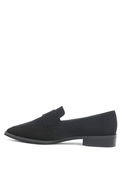 ZOFIA Genuine Suede Penny Loafers