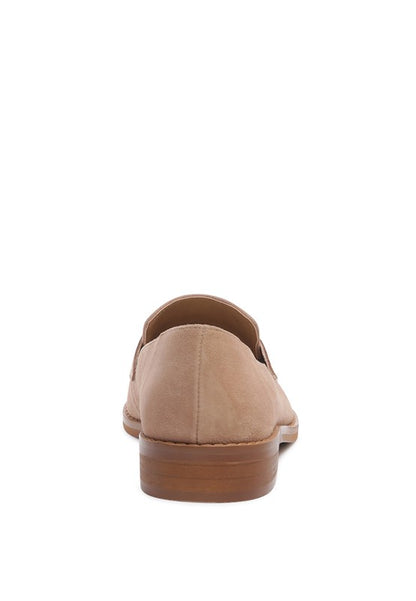 ZOFIA Genuine Suede Penny Loafers