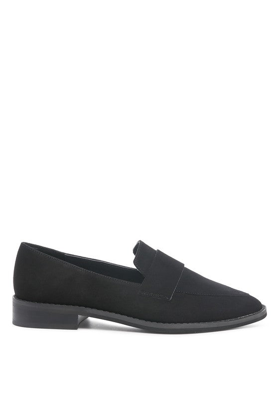 ZOFIA Genuine Suede Penny Loafers