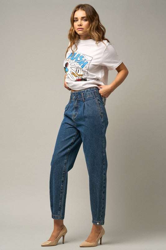 High Rise Balloon Jeans