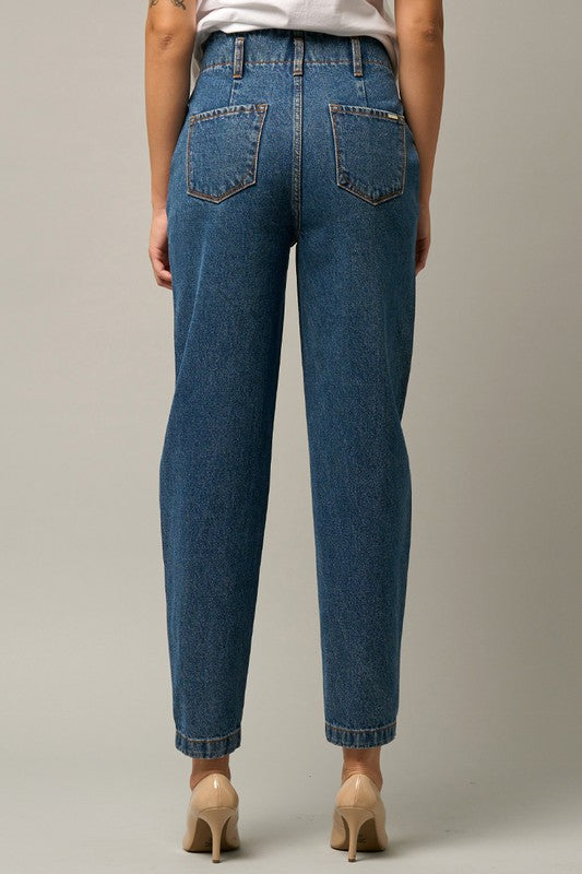 High Rise Balloon Jeans