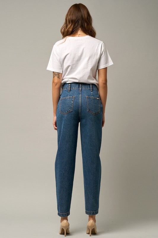 High Rise Balloon Jeans