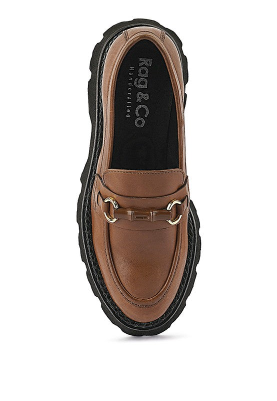 CHEVIOT Lightweight Chunky Leather Loafers