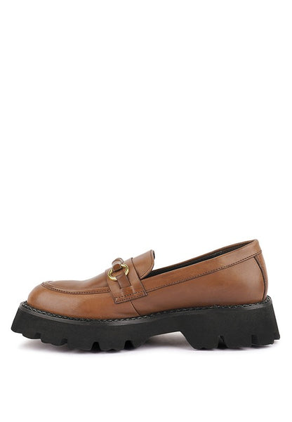 CHEVIOT Lightweight Chunky Leather Loafers