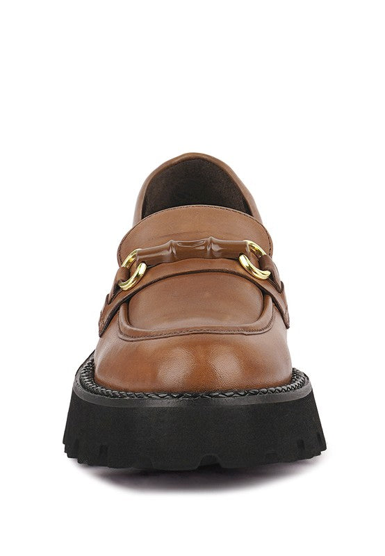 CHEVIOT Lightweight Chunky Leather Loafers