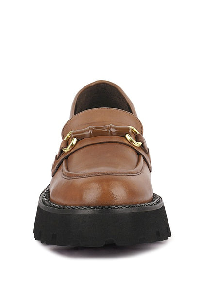 CHEVIOT Lightweight Chunky Leather Loafers