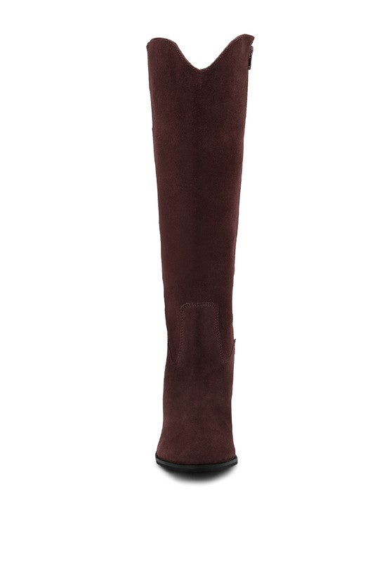 GREAT STORM Suede/Leather Calf Boots