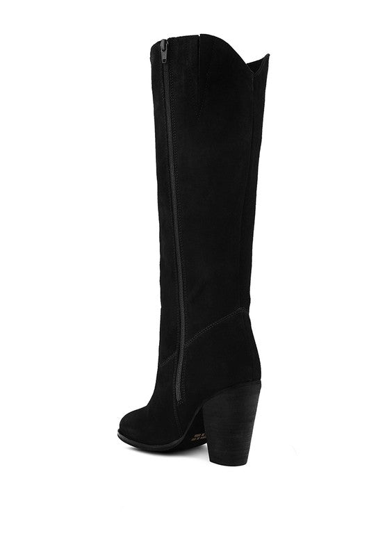 GREAT STORM Suede/Leather Calf Boots