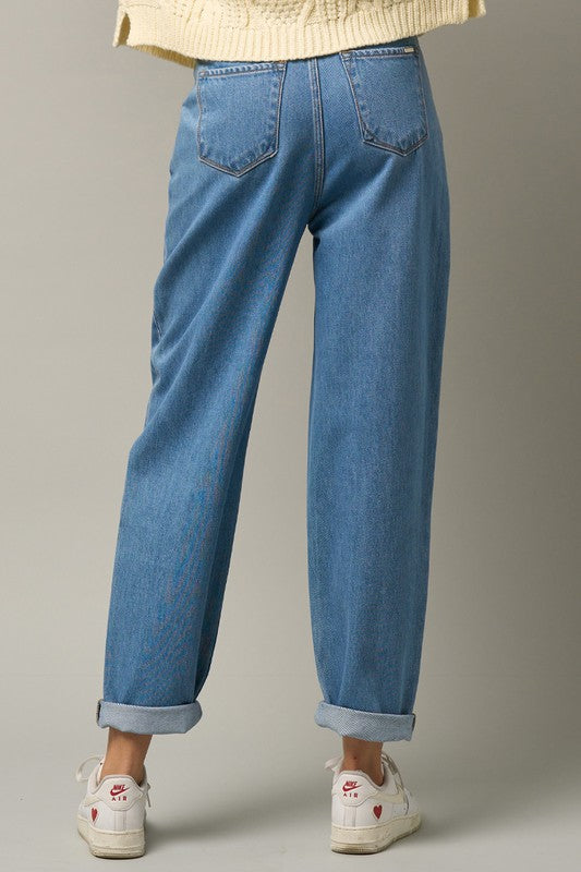 High Rise Premium Slouch Jeans