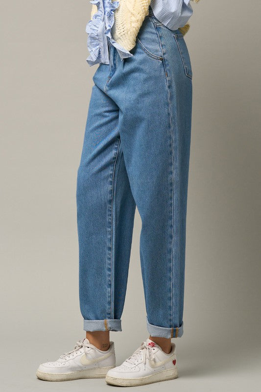 High Rise Premium Slouch Jeans