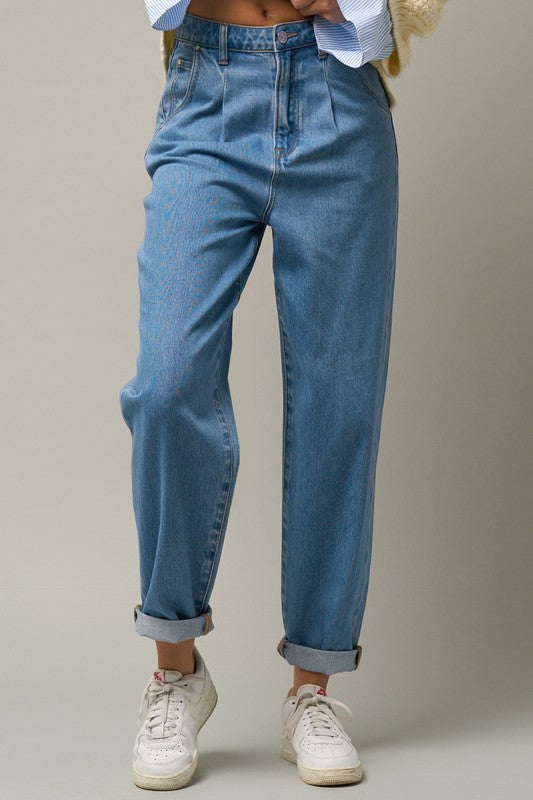 High Rise Premium Slouch Jeans