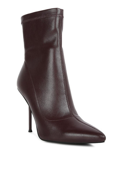 YOLO Stiletto Ankle Boot