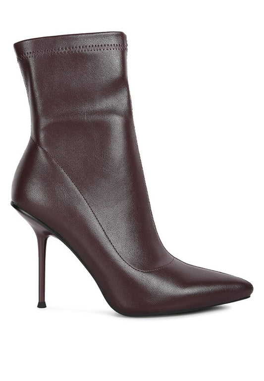 YOLO Stiletto Ankle Boot