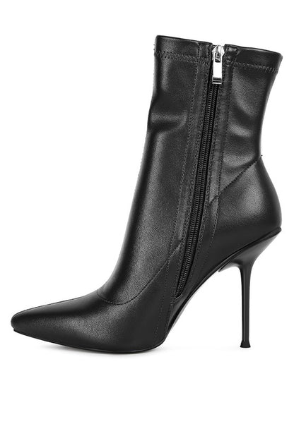 YOLO Stiletto Ankle Boot