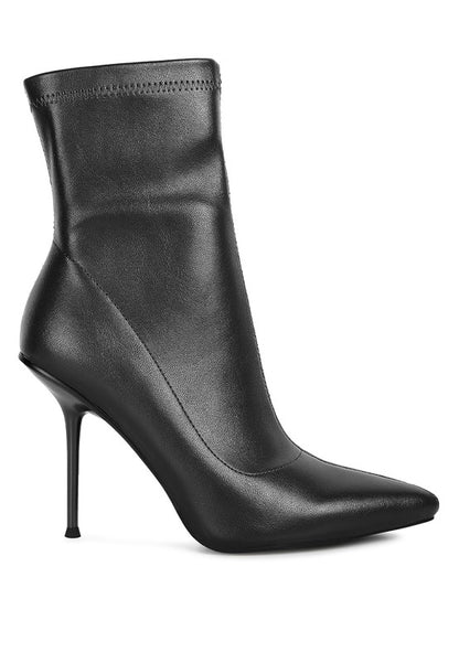 YOLO Stiletto Ankle Boot