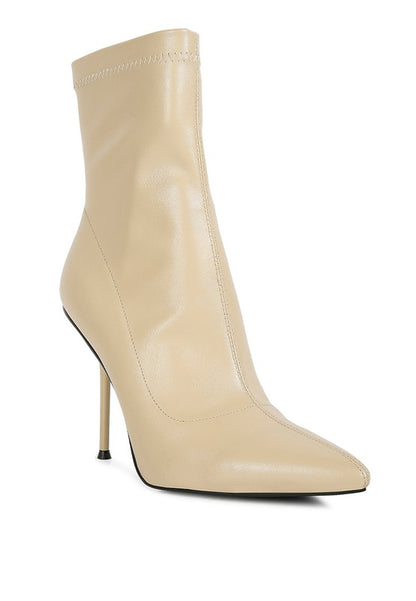 YOLO Stiletto Ankle Boot