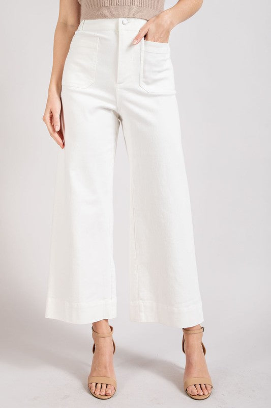 eesome Soft Washed Wide Leg Pants