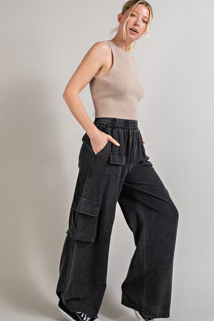 eesome Mineral Washed Cargo Pants