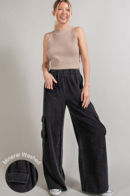 eesome Mineral Washed Cargo Pants