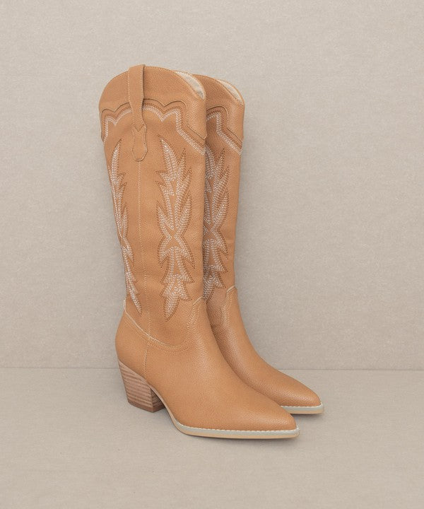 KKE Originals AINSLEY Embroidered Cowboy Boots