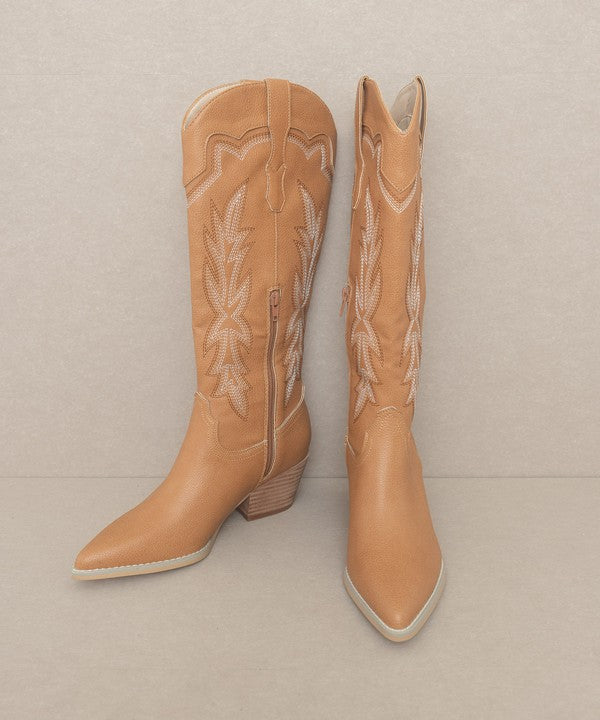 KKE Originals AINSLEY Embroidered Cowboy Boots