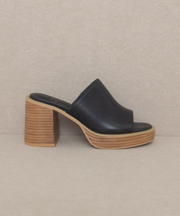 KKE Originals CAMILLE Platform Slide Heels