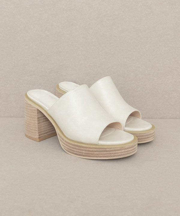 KKE Originals CAMILLE Platform Slide Heels