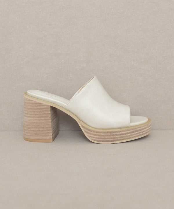 KKE Originals CAMILLE Platform Slide Heels