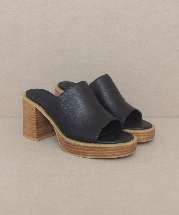 KKE Originals CAMILLE Platform Slide Heels