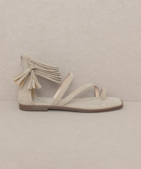 ABRIL Strappy Ankle Wrap Sandal