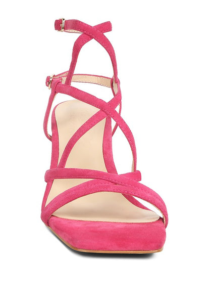 FIORELLA Strappy Block Heel Sandals