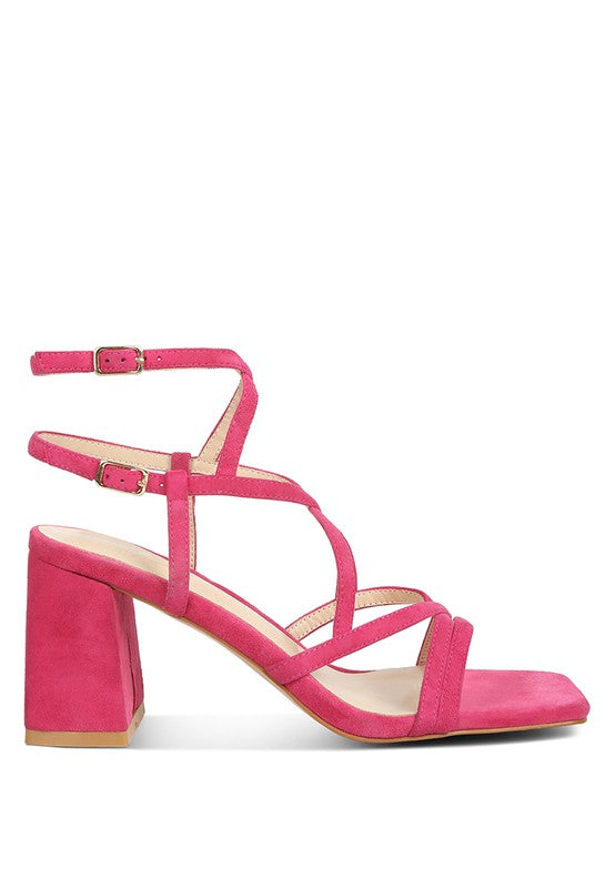 FIORELLA Strappy Block Heel Sandals