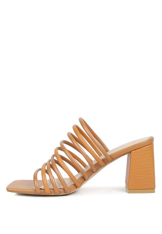 FAIRLEIGH Strappy Leather Sandals