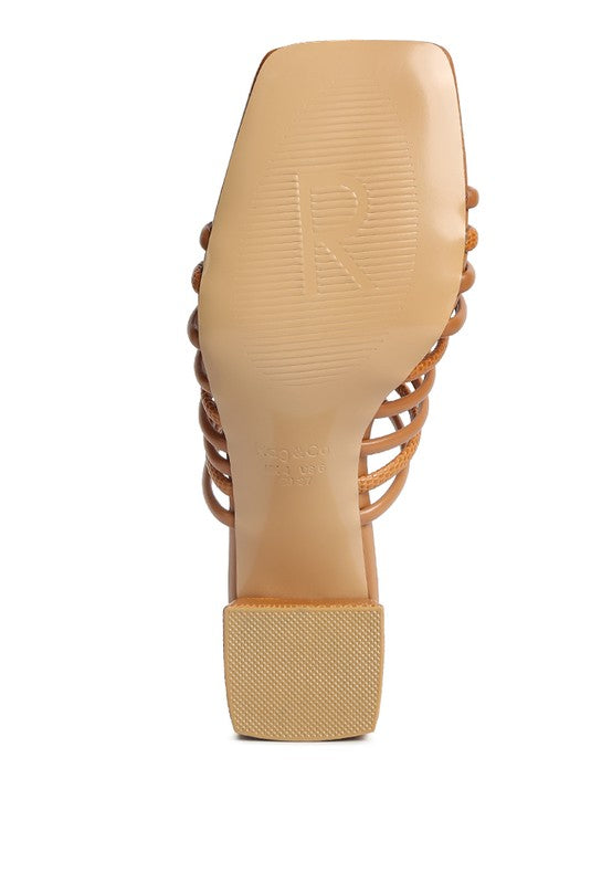 FAIRLEIGH Strappy Leather Sandals