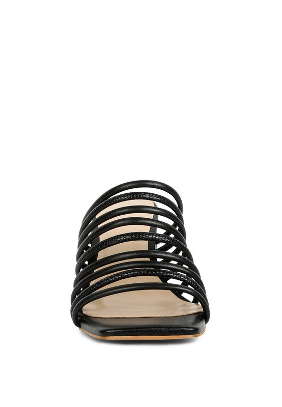 FAIRLEIGH Strappy Leather Sandals