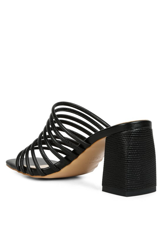 FAIRLEIGH Strappy Leather Sandals