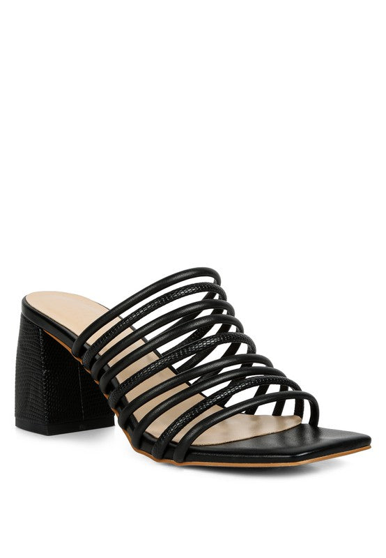 FAIRLEIGH Strappy Leather Sandals