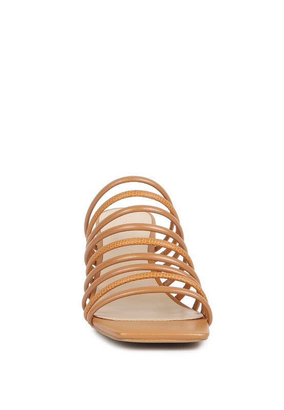 FAIRLEIGH Strappy Leather Sandals