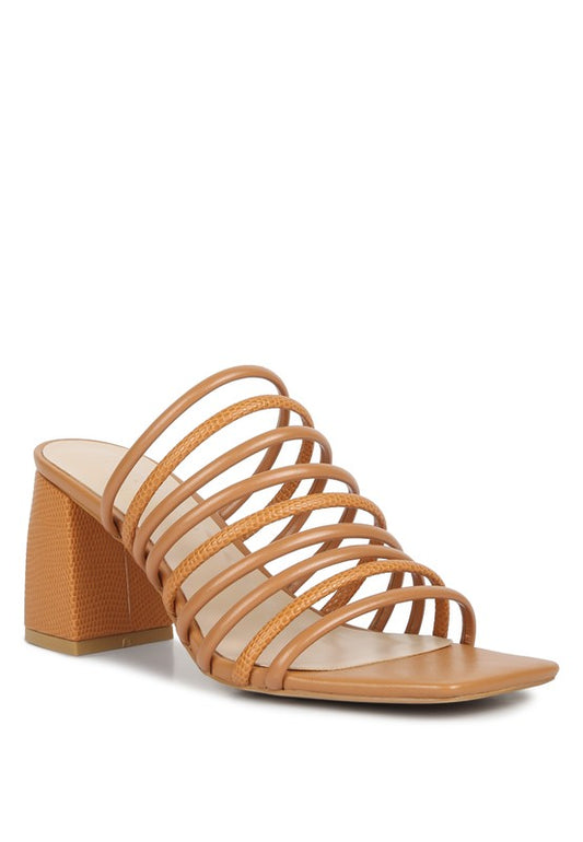 FAIRLEIGH Strappy Leather Sandals