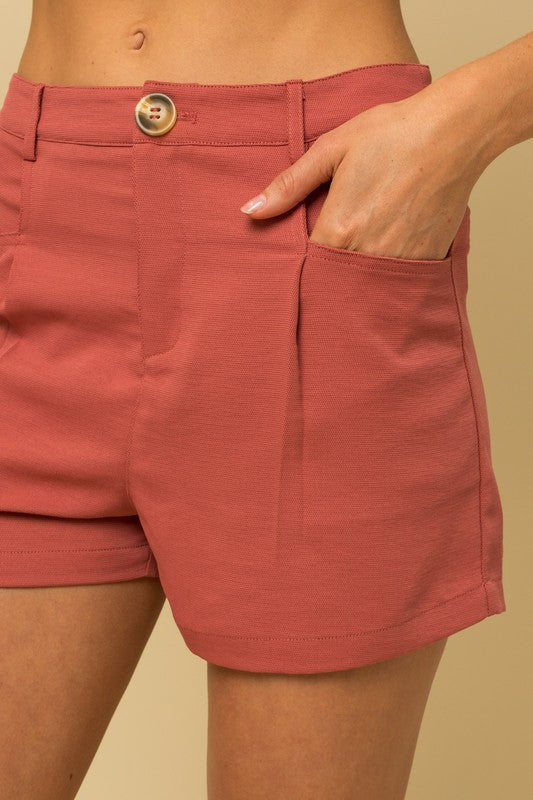 Gilli Front Pleated Shorts