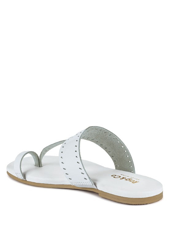 MILA Toe Ring Thong Slip Ons