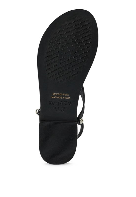 MADELINE Flat Thong Sandals